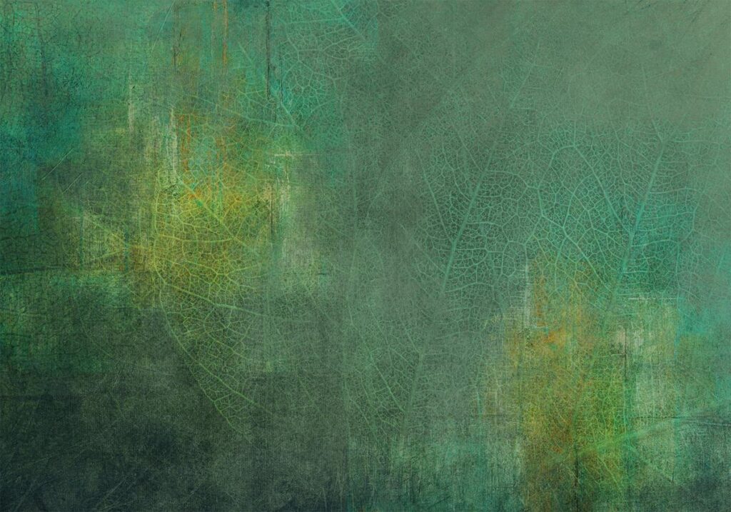 Fotobehang - Green color explosion