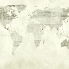 Fotobehang - Green continents