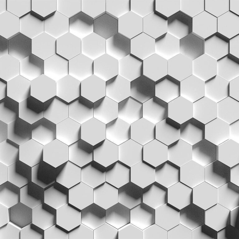 Fotobehang - Hexagonal Awareness