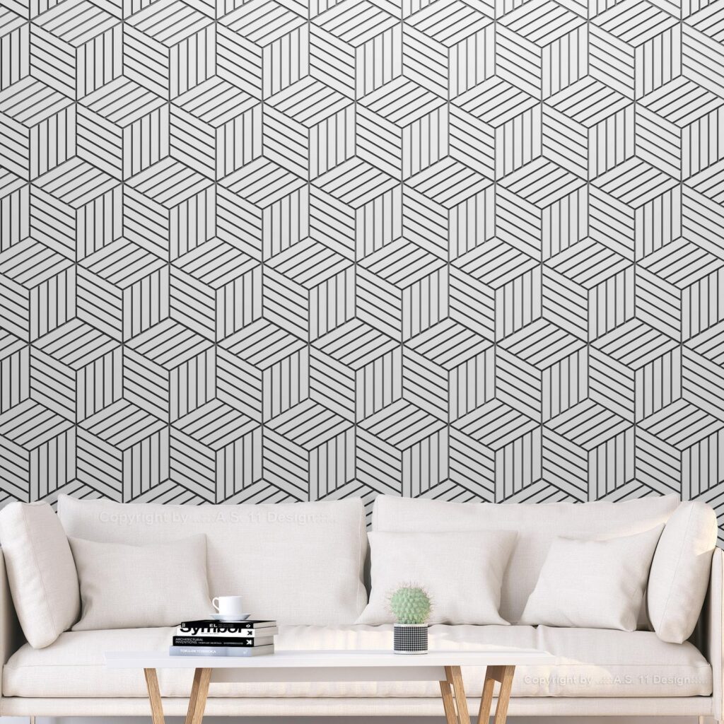 Fotobehang - Hexagons in Detail - Afbeelding 2