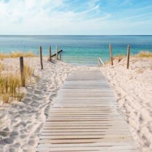 Fotobehang - Holiday at the seaside