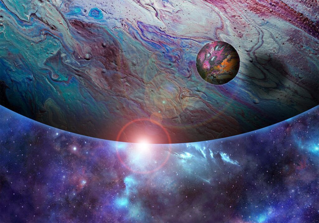Fotobehang - In Orbit