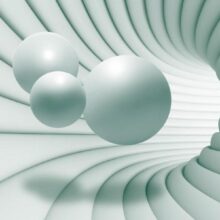 Fotobehang - In The Green Tunnel