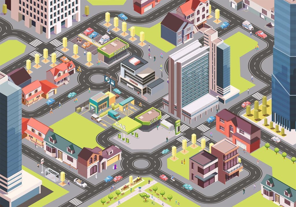 Fotobehang - In the City