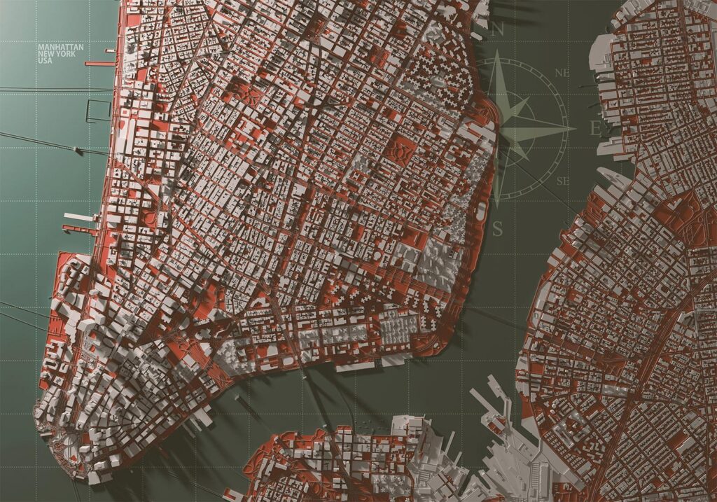 Fotobehang - Let's Meet In Manhattan - Afbeelding 2