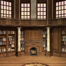 Fotobehang - Library of Dreams