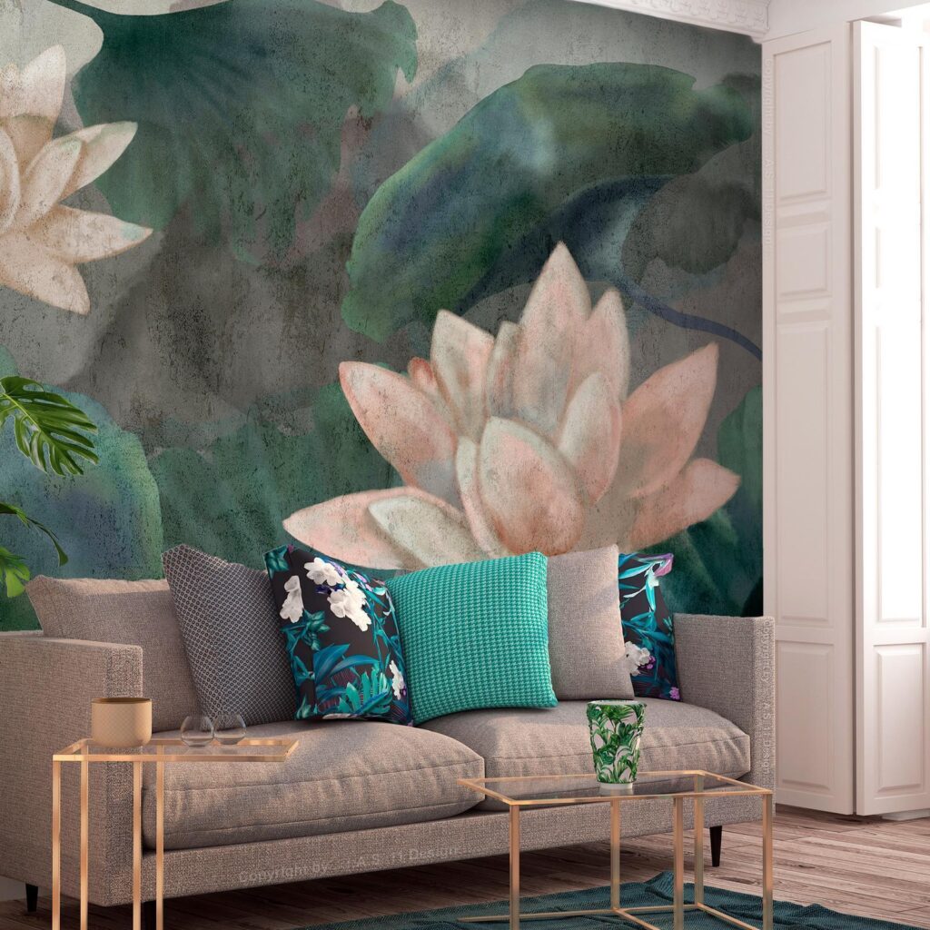 Fotobehang - Lilac Pond - Afbeelding 2