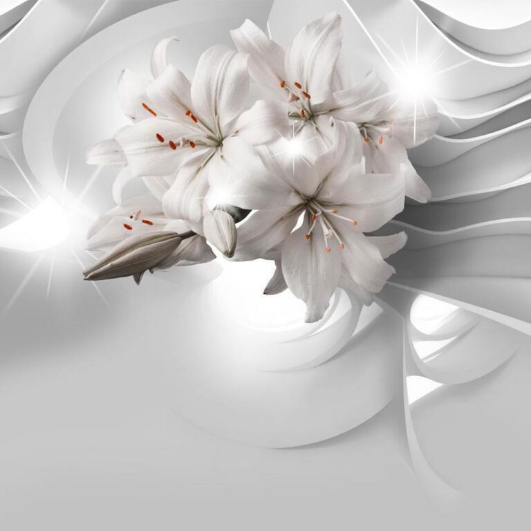 Fotobehang - Lilies in the Tunnel