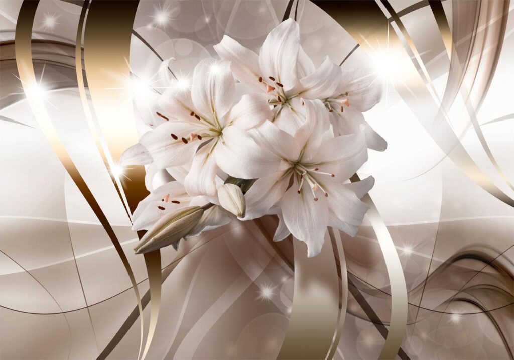 Fotobehang - Lily Bunch