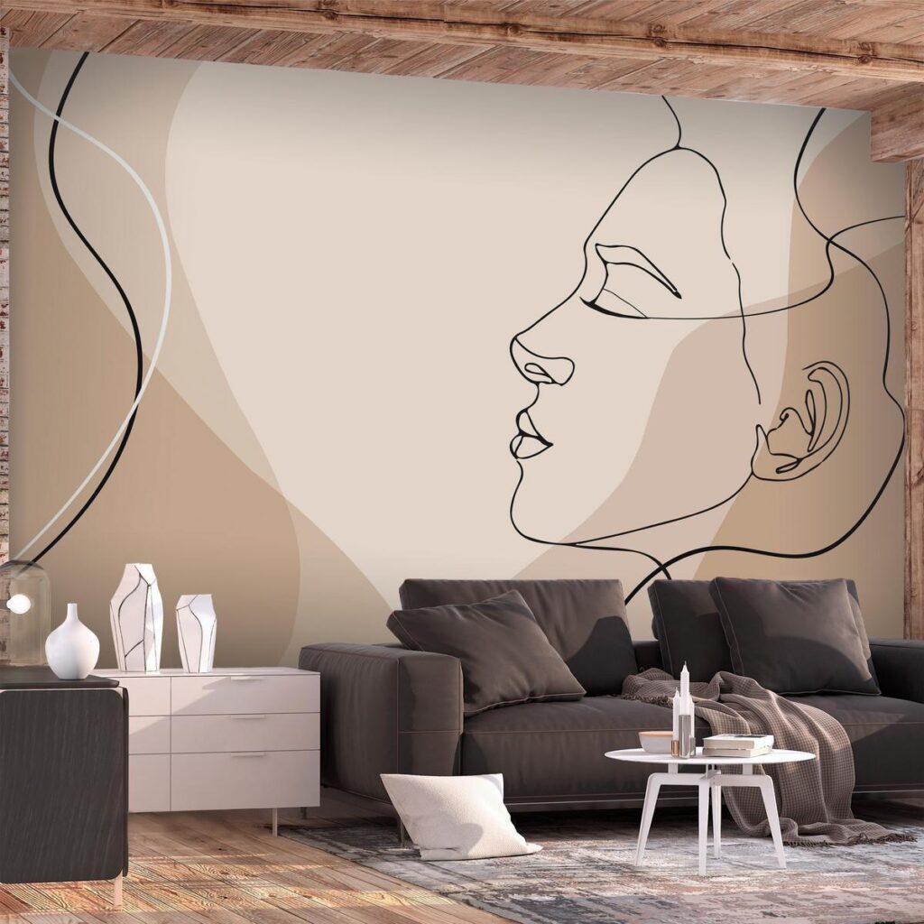 Fotobehang - Line Art - Femininity - Afbeelding 2