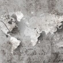 Fotobehang - Map and letter