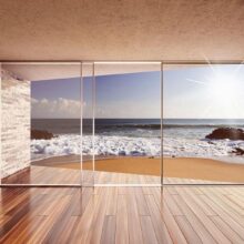 Fotobehang - Meeting at the Sea