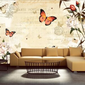 Fotobehang - Melodies of butterflies