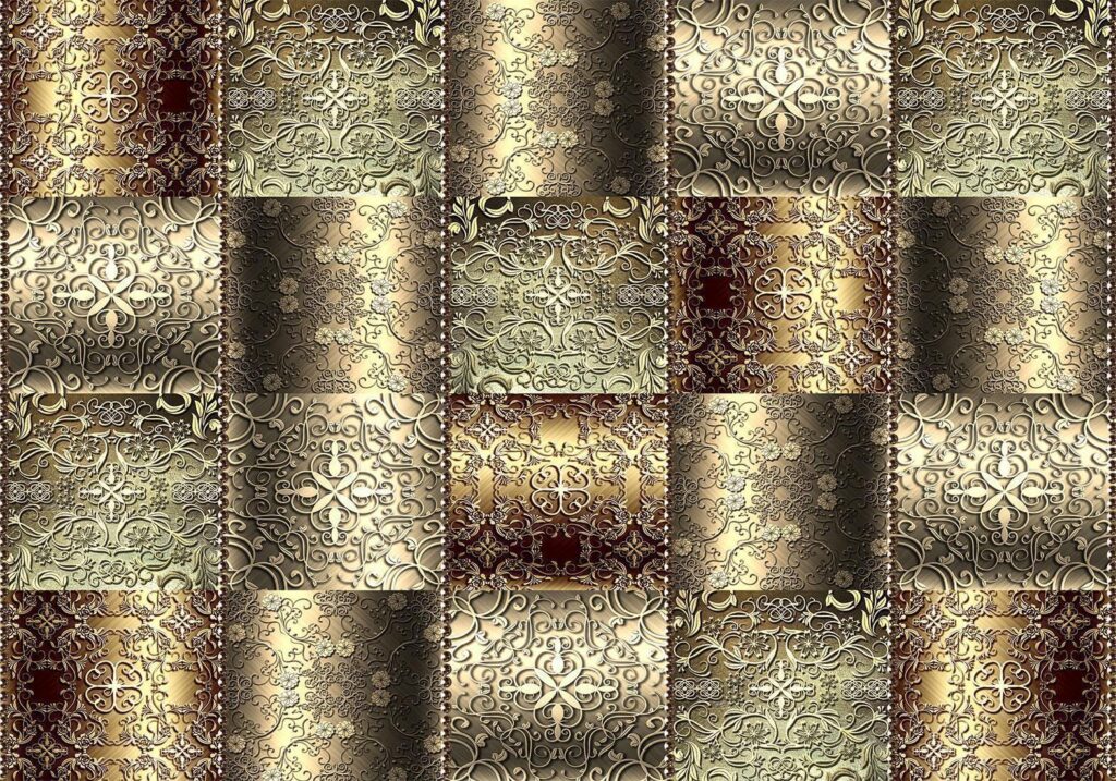 Fotobehang - Metal Plates