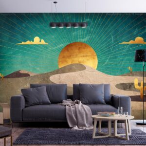 Fotobehang - Morning in the Desert
