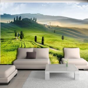 Fotobehang - Morning in the countryside