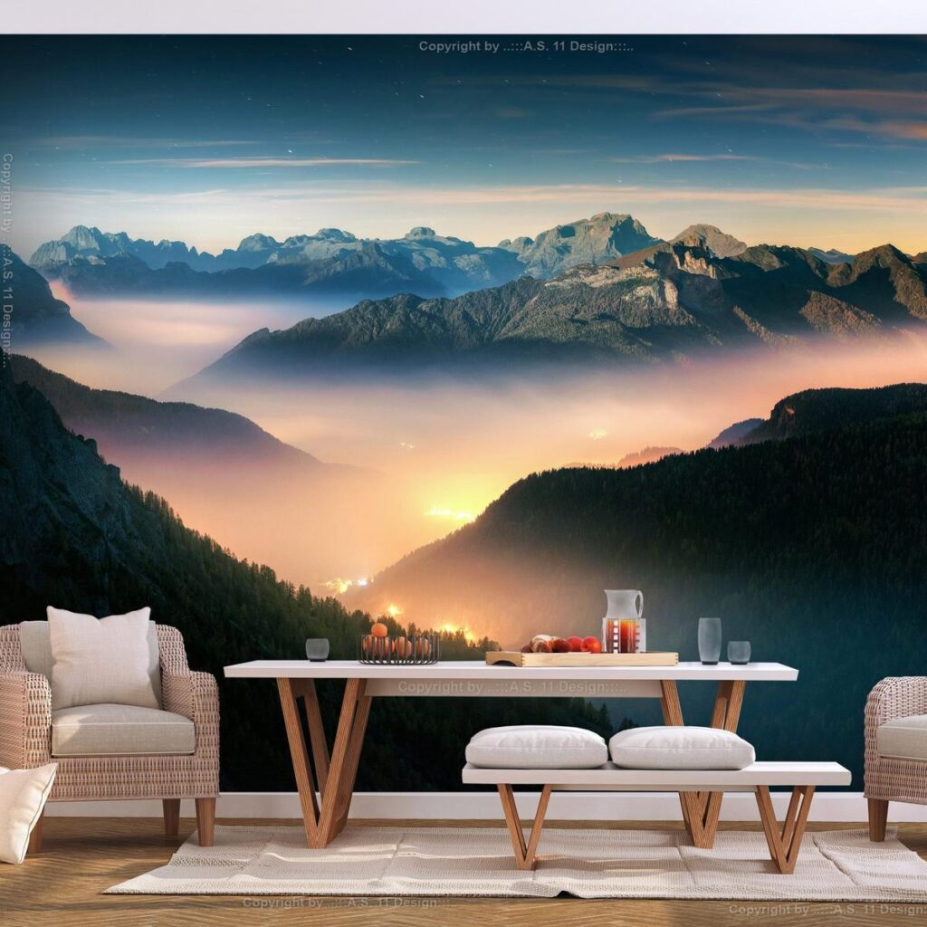 Fotobehang - Mountain Breath - Second Variant - Afbeelding 2