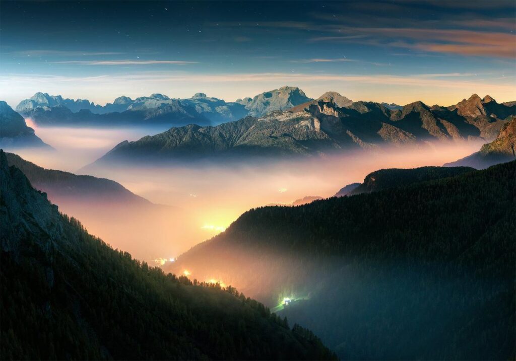 Fotobehang - Mountain Breath - Second Variant