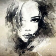 Fotobehang - Mysterious Girl