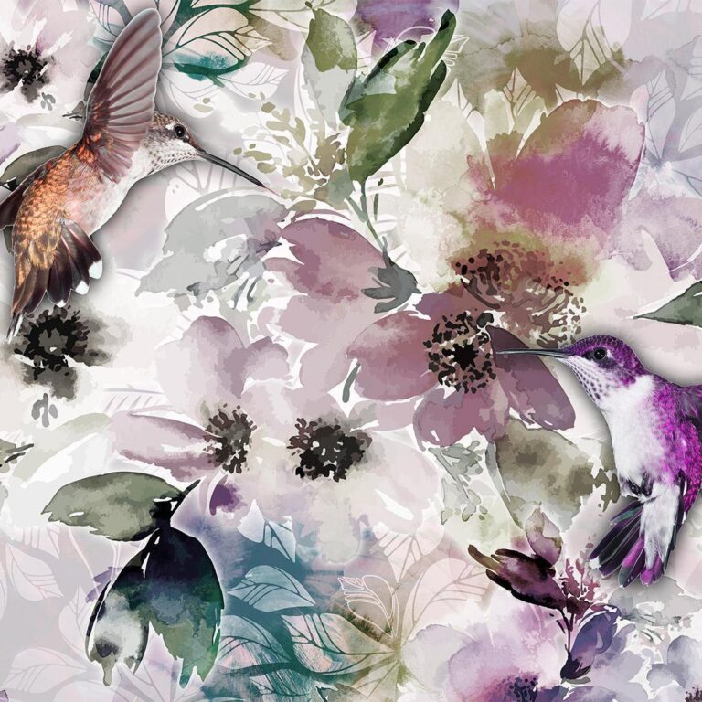 Fotobehang - Nature in Watercolor