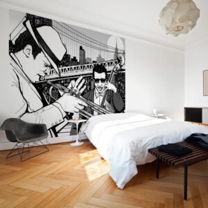 Fotobehang - New York, music, jazz