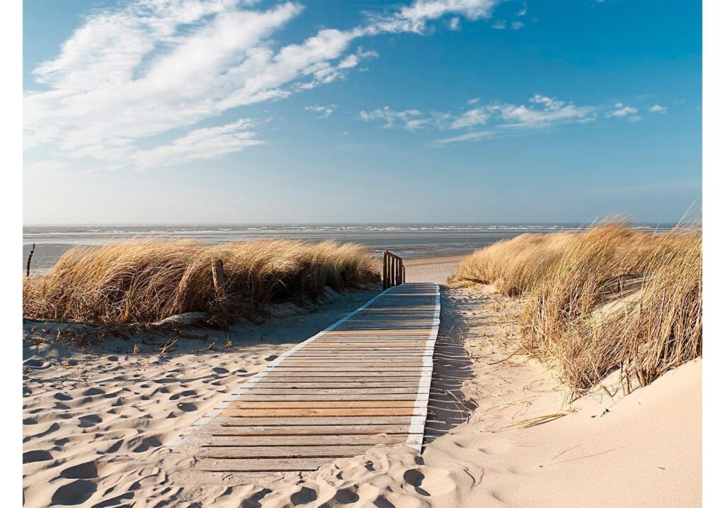 Fotobehang - North Sea beach, Langeoog