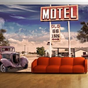 Fotobehang - Old motel