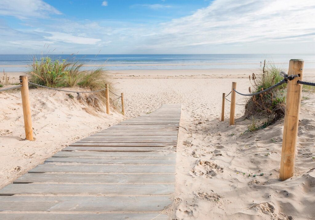Fotobehang - On the beach