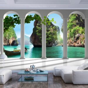 Fotobehang - On the terrace