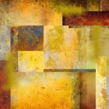 Fotobehang - Orange Hue of Art Expression