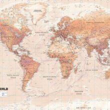 Fotobehang - Orange World