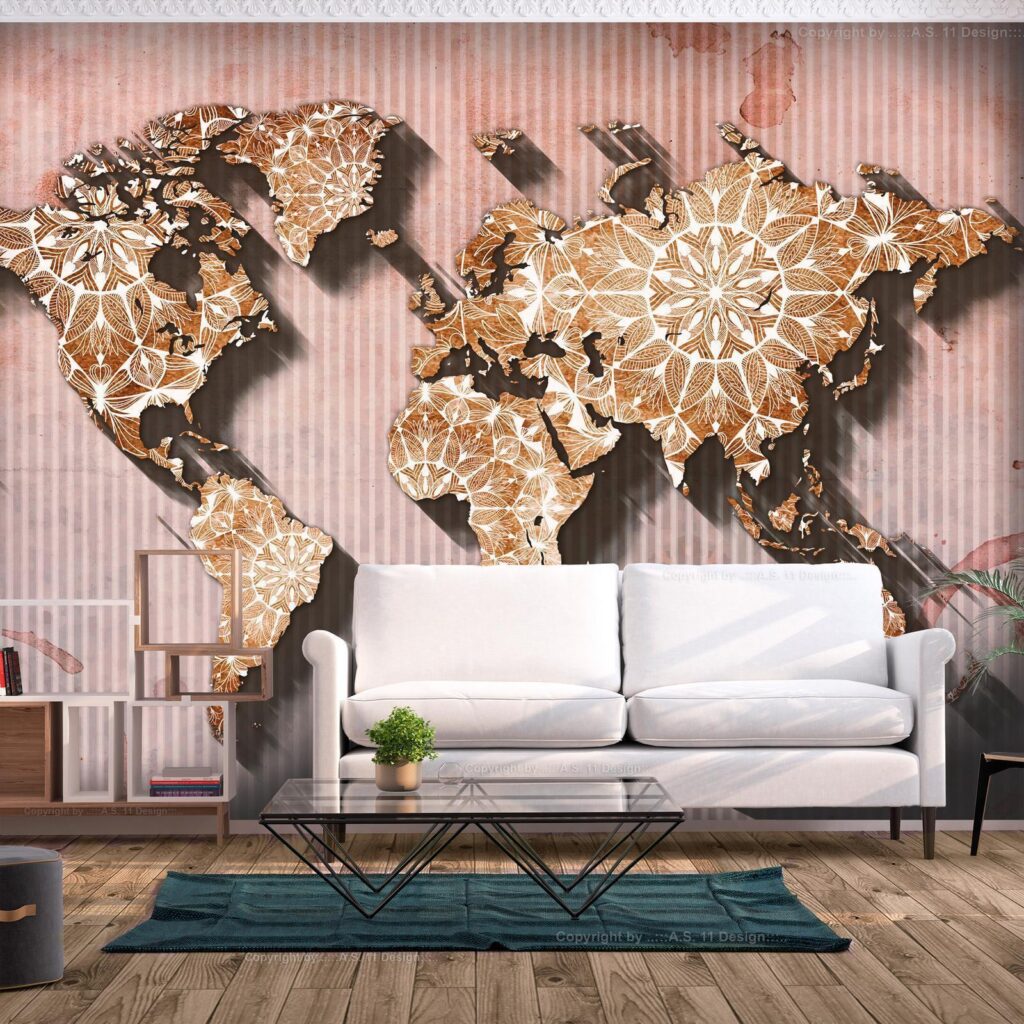 Fotobehang - Oriental Map