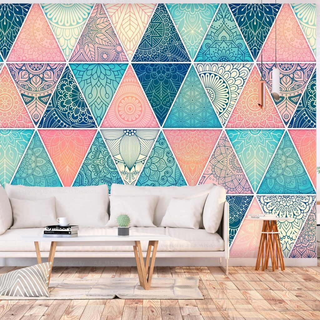 Fotobehang - Oriental Triangles - Afbeelding 2