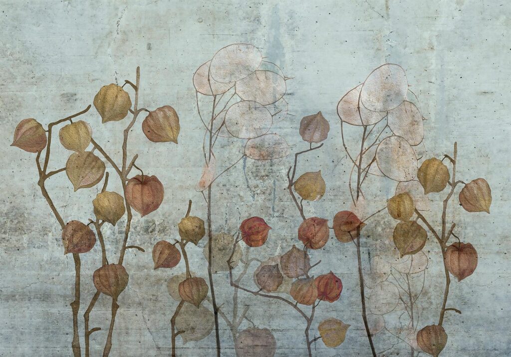Fotobehang - Painted Lunaria - Afbeelding 2