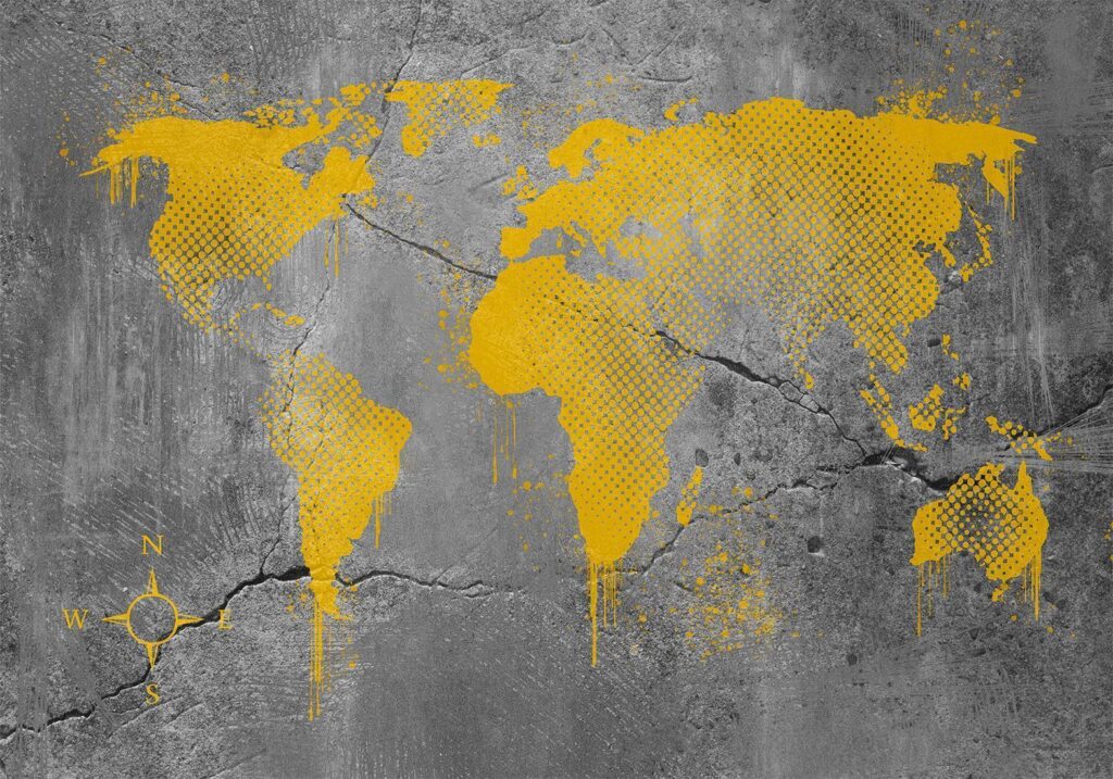 Fotobehang - Painted World - Afbeelding 2
