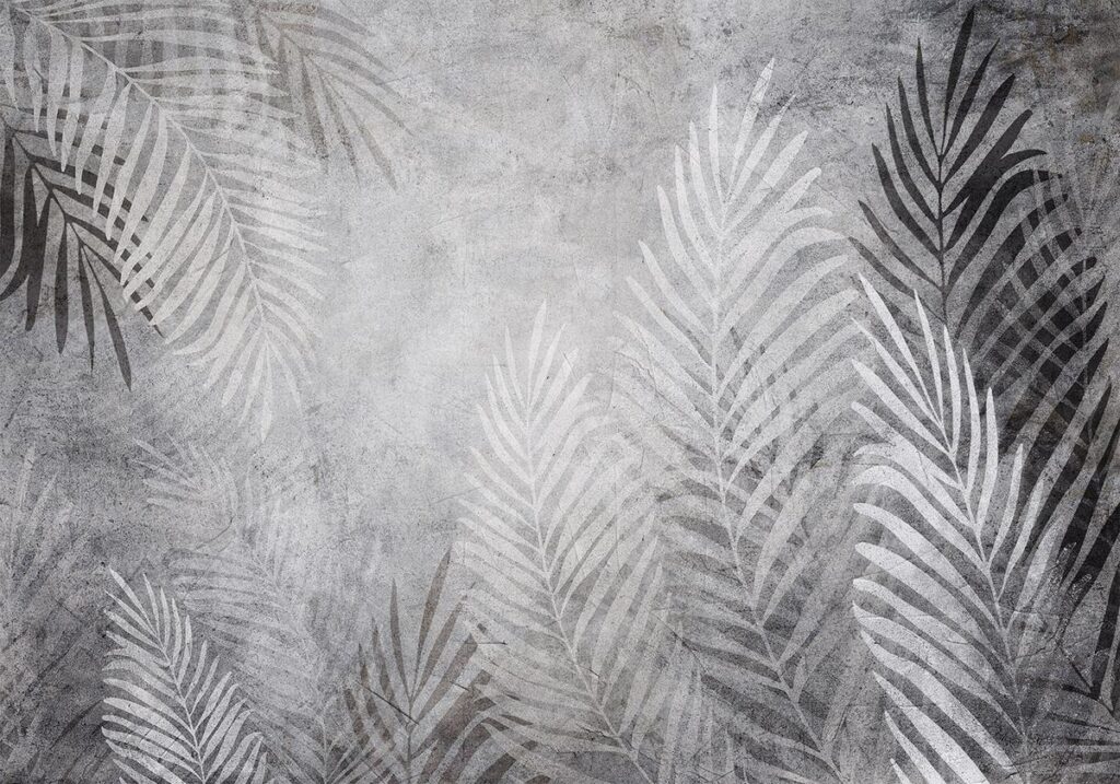 Fotobehang - Palm Trees in the Dark