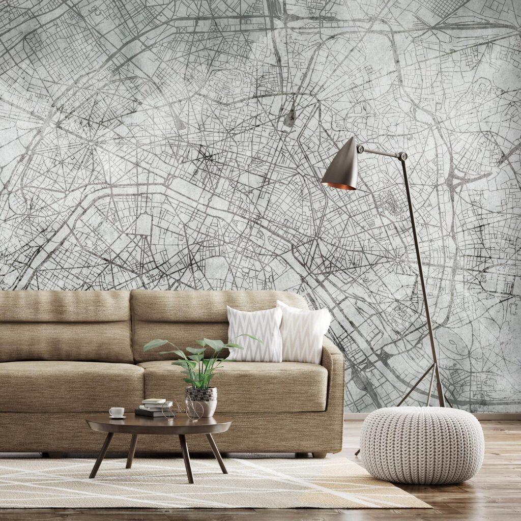 Fotobehang - Parisian Fresco