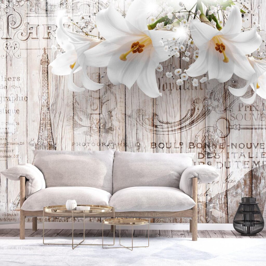 Fotobehang - Parisian Lilies - Afbeelding 2