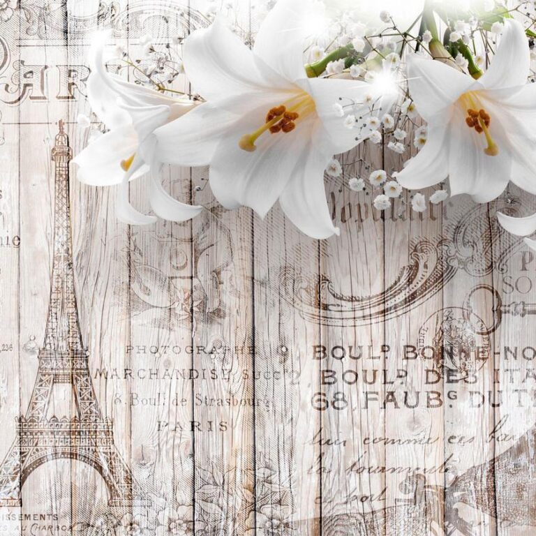 Fotobehang - Parisian Lilies