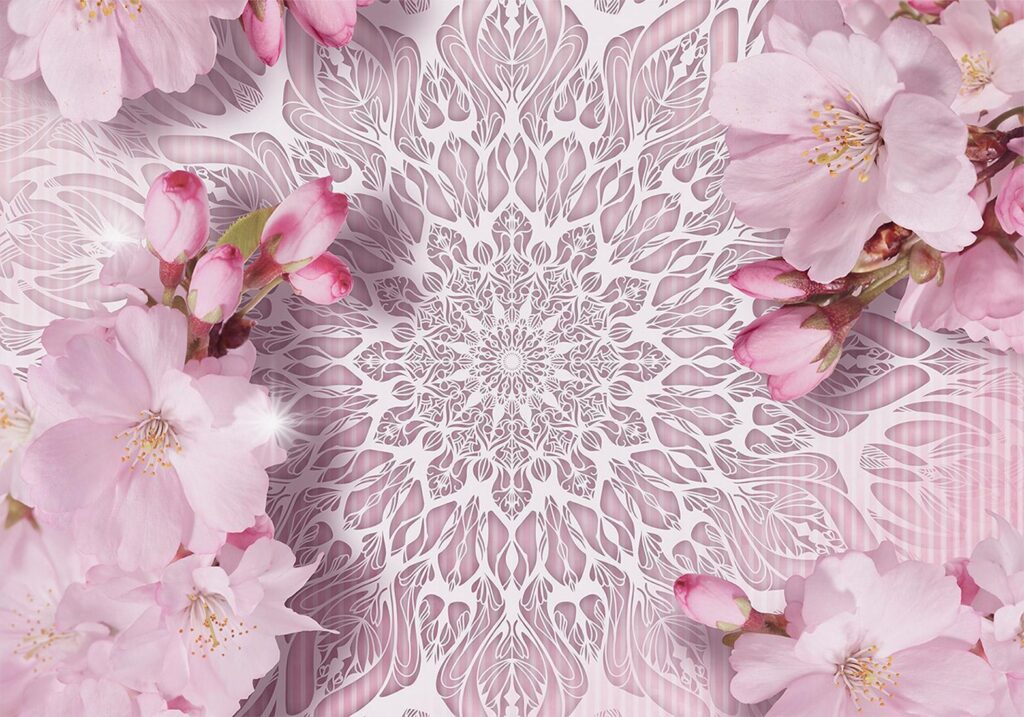 Fotobehang - Pastel Mandala