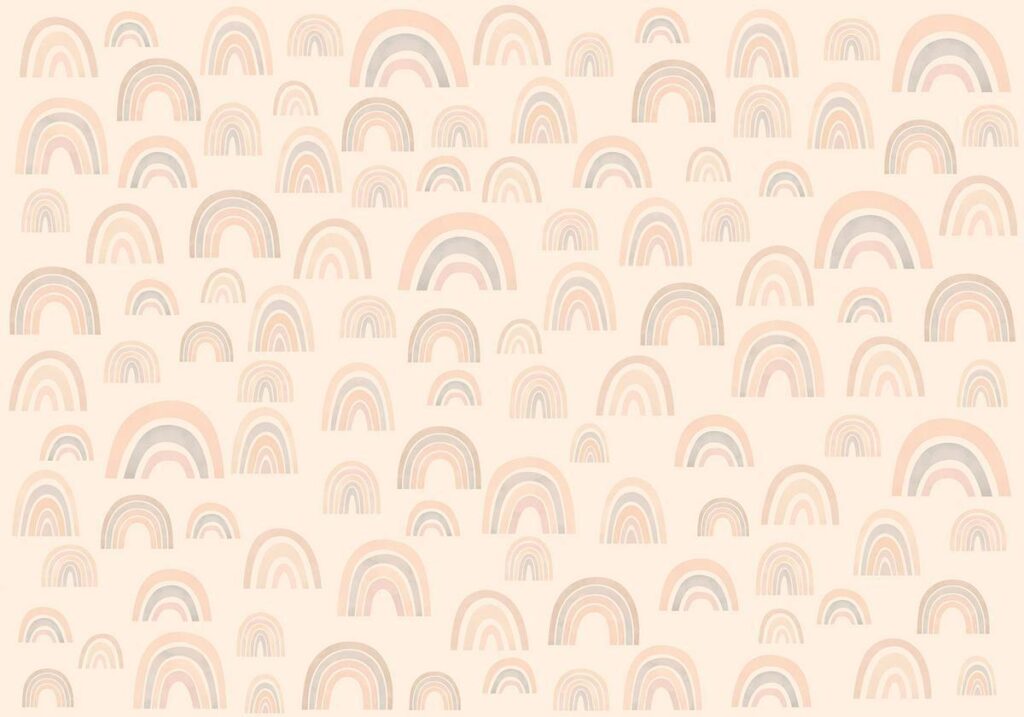 Fotobehang - Pastel Rainbows