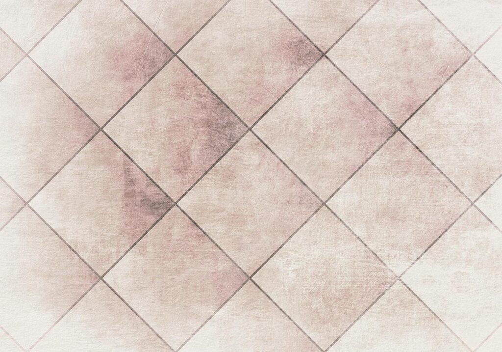Fotobehang - Perfect cuts - geometric symmetrical tiled pattern with pattern - Afbeelding 2