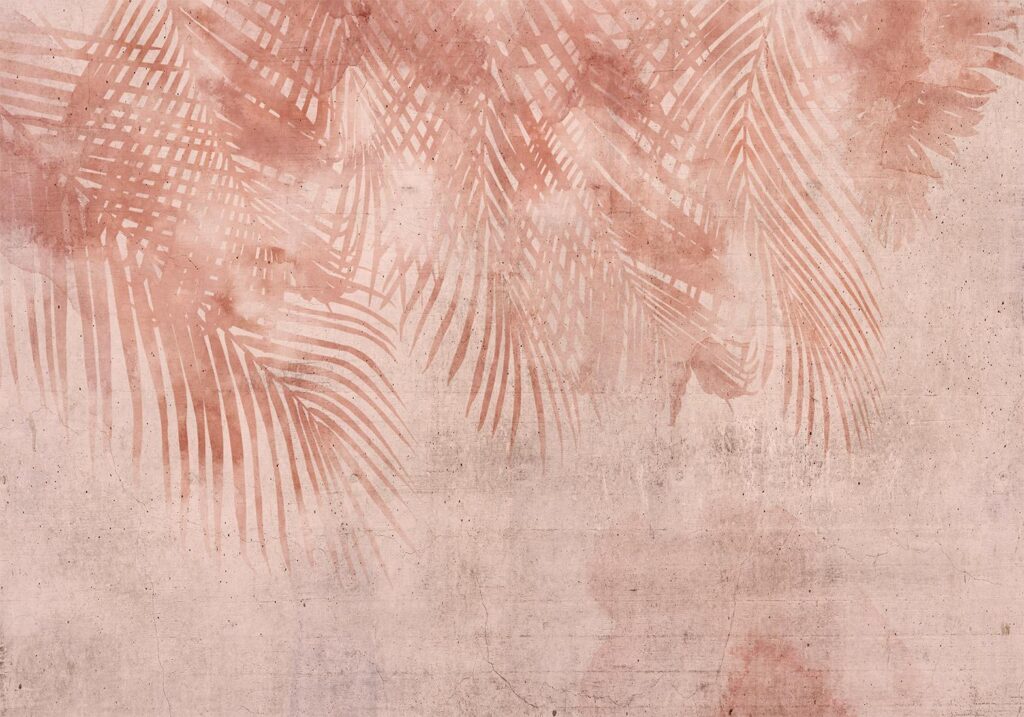 Fotobehang - Pink Palm Trees