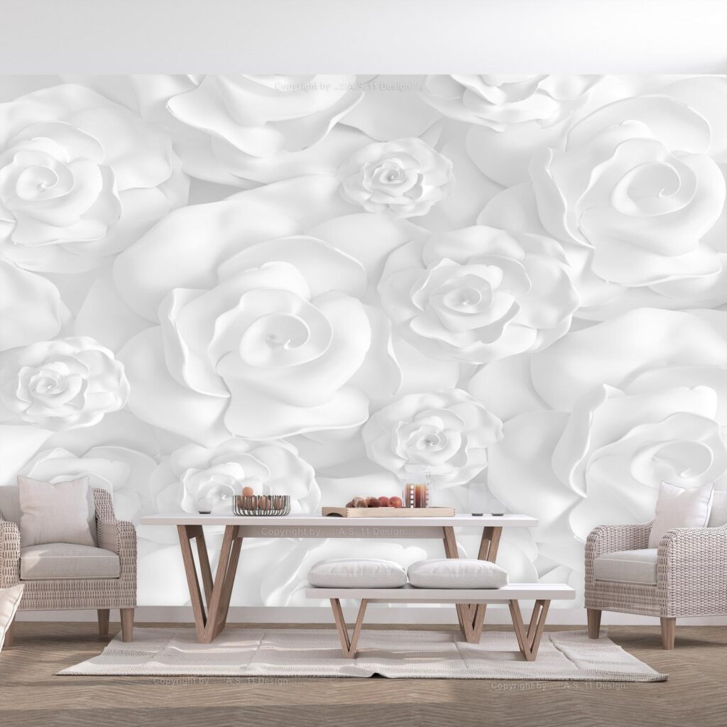 Fotobehang - Plaster Flowers - Afbeelding 2