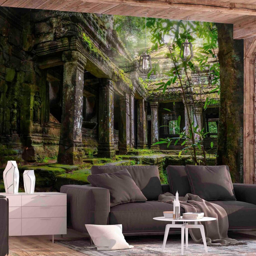 Fotobehang - Preah Khan - Afbeelding 2