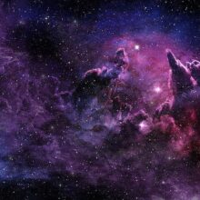 Fotobehang - Purple Nebula