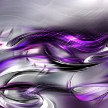 Fotobehang - Purple Swirls
