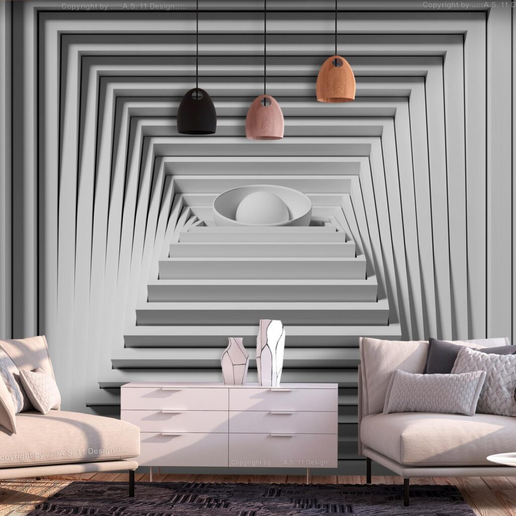 Fotobehang - Quadrangle Depth - Afbeelding 2