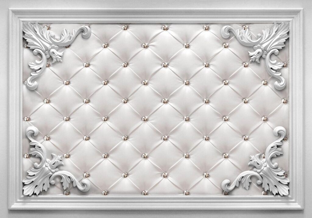 Fotobehang - Quilted Leather