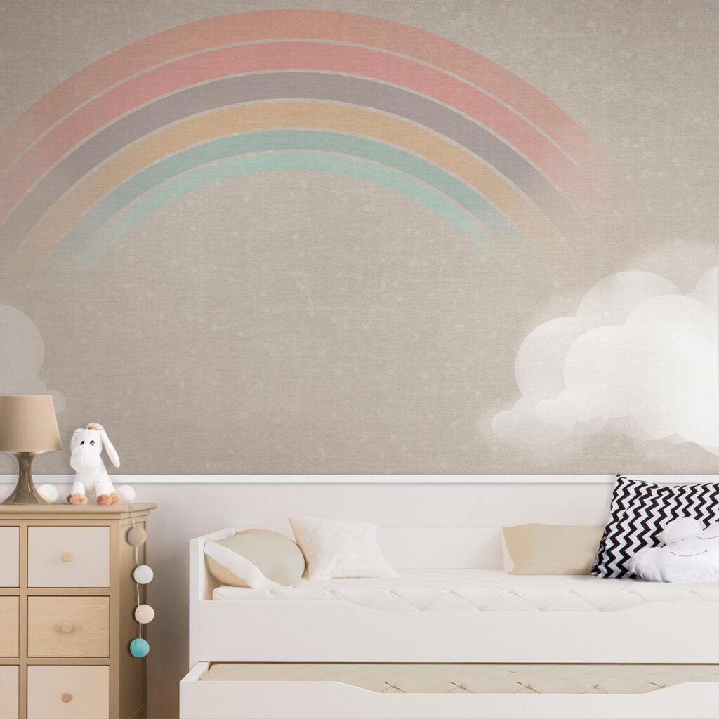 Fotobehang - Rainbow in the Rain